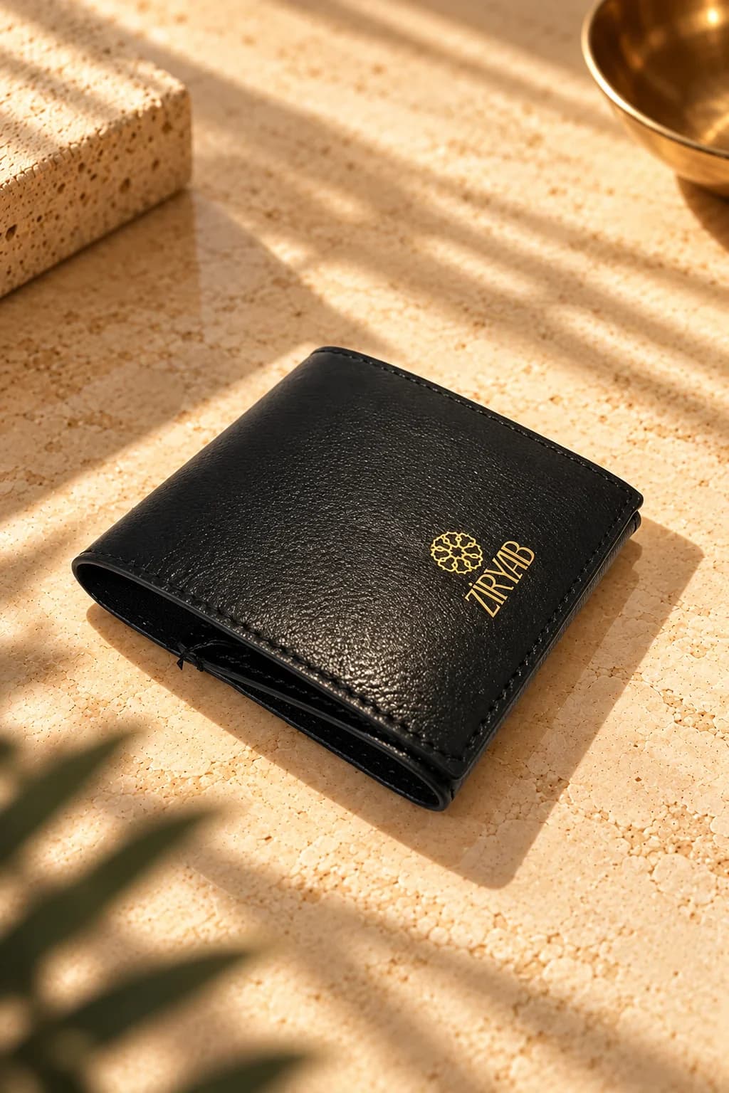 Taschennotizblock aus Leder