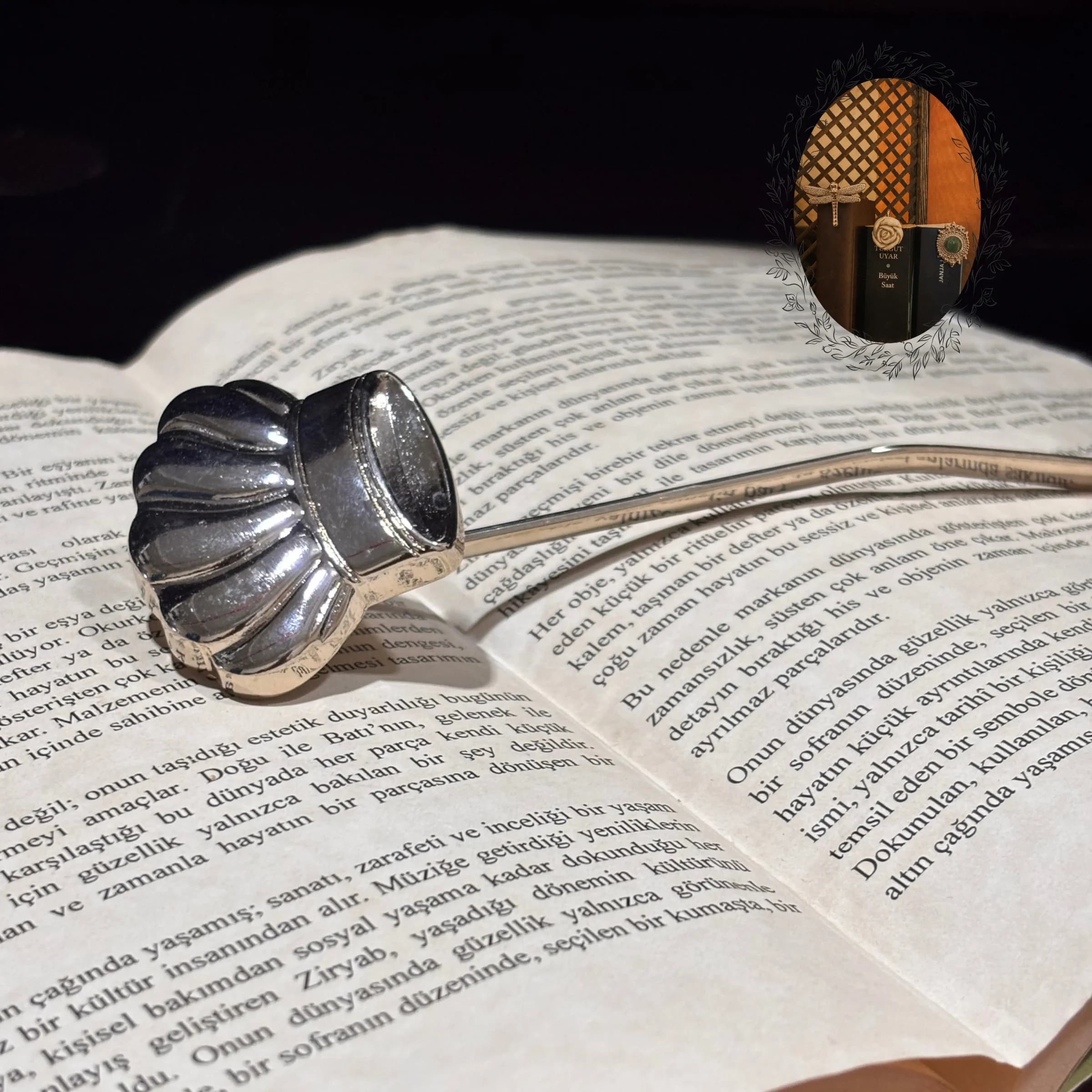 Lesezeichen aus Metall